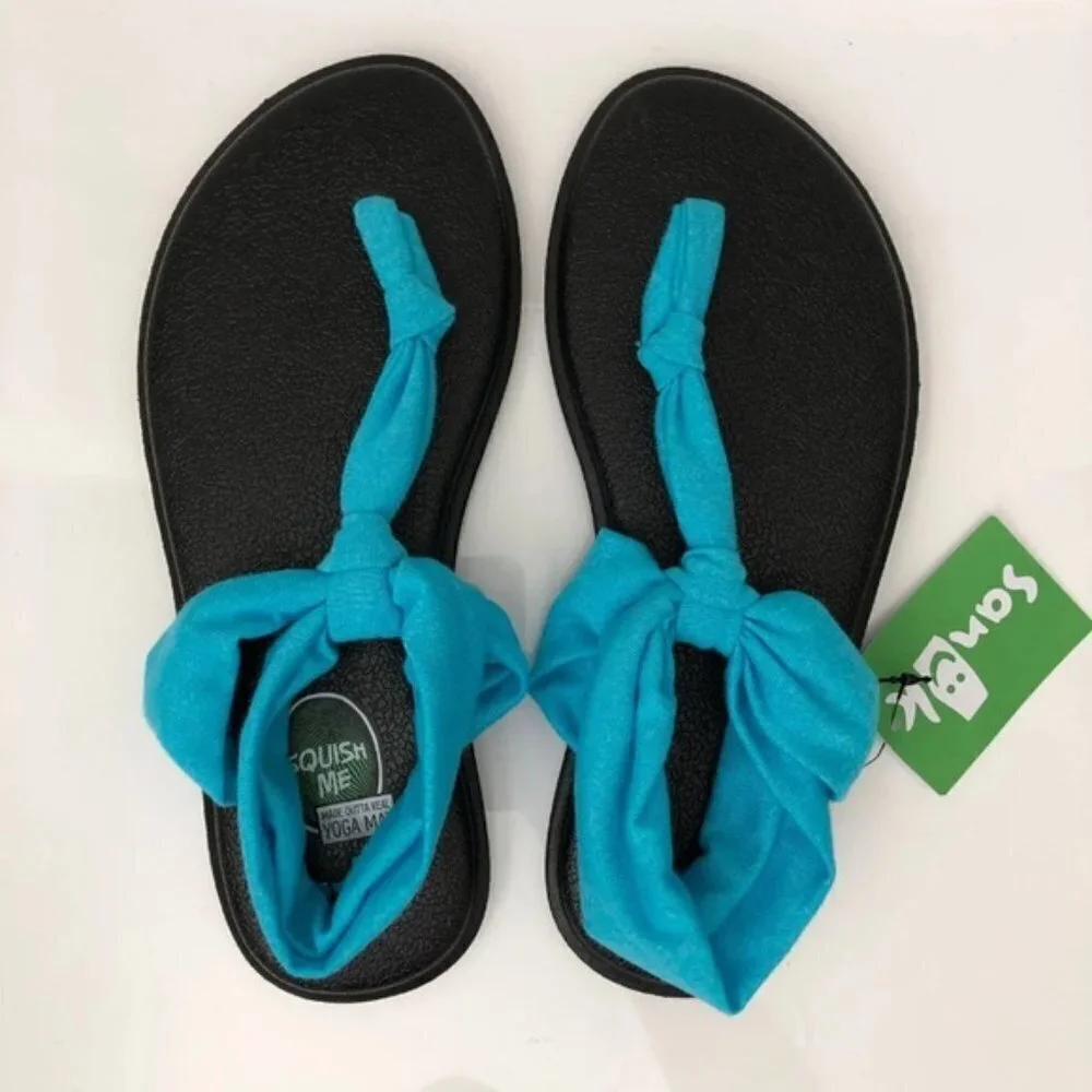 Sanuk Lil Yoga Sling Ella Sandal Size 6 Girls